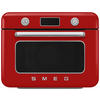 MINIBACKOFEN 50´s Style  - Rot, Basics, Metall (50/40/51cm) - SMEG