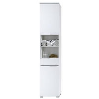 VISOKI ELEMENT  bijela  - bijela/boje aluminija, Design, drvni materijal (40/199/32cm) - Xora