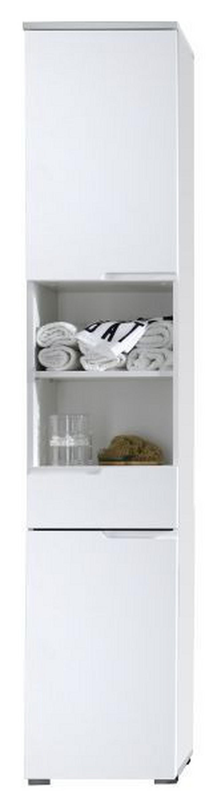 VISOKI ELEMENT  bijela  - bijela/boje aluminija, Design, drvni materijal (40/199/32cm) - Xora