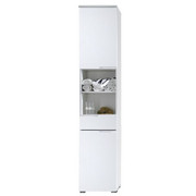 VISOKA OMARA 40/199/32 cm - aluminij/bela, Design, leseni material (40/199/32cm) - Xora