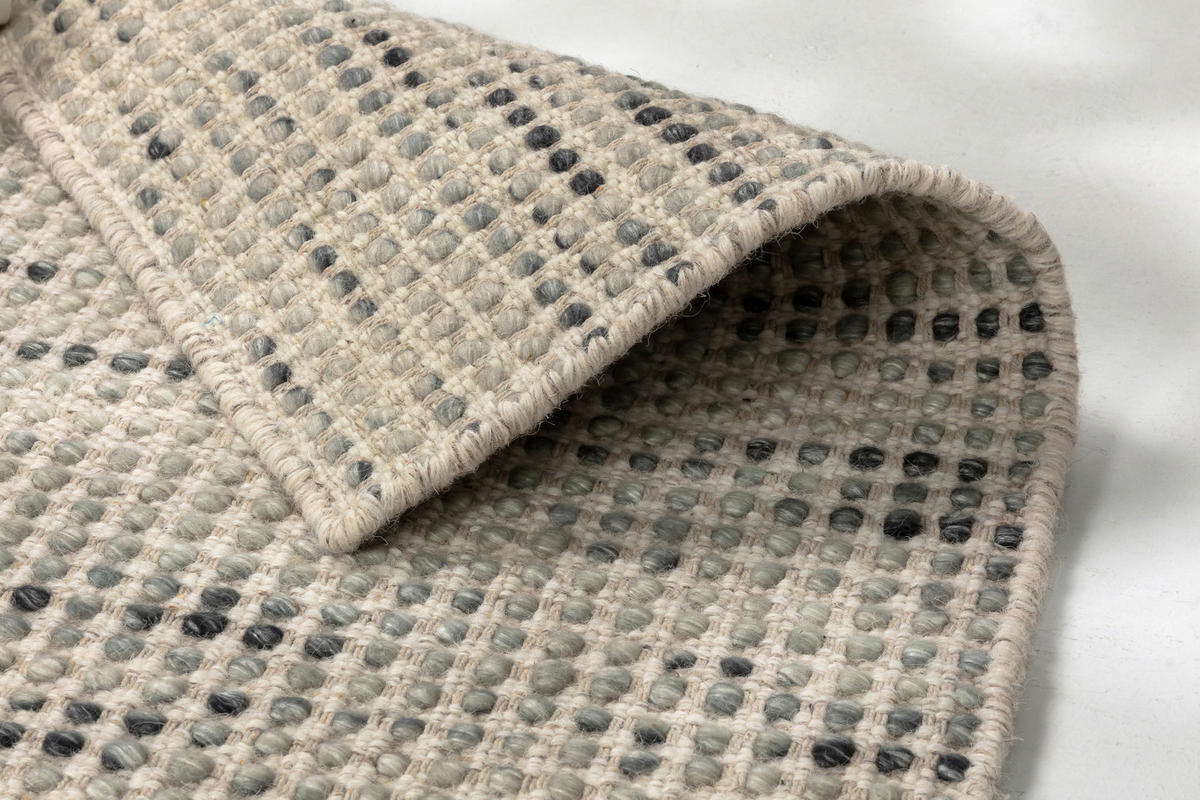 WEBTEPPICH 60/110 cm Kiana Silberfarben  - Silberfarben, Basics, Textil (60/110cm) - Schöner Wohnen