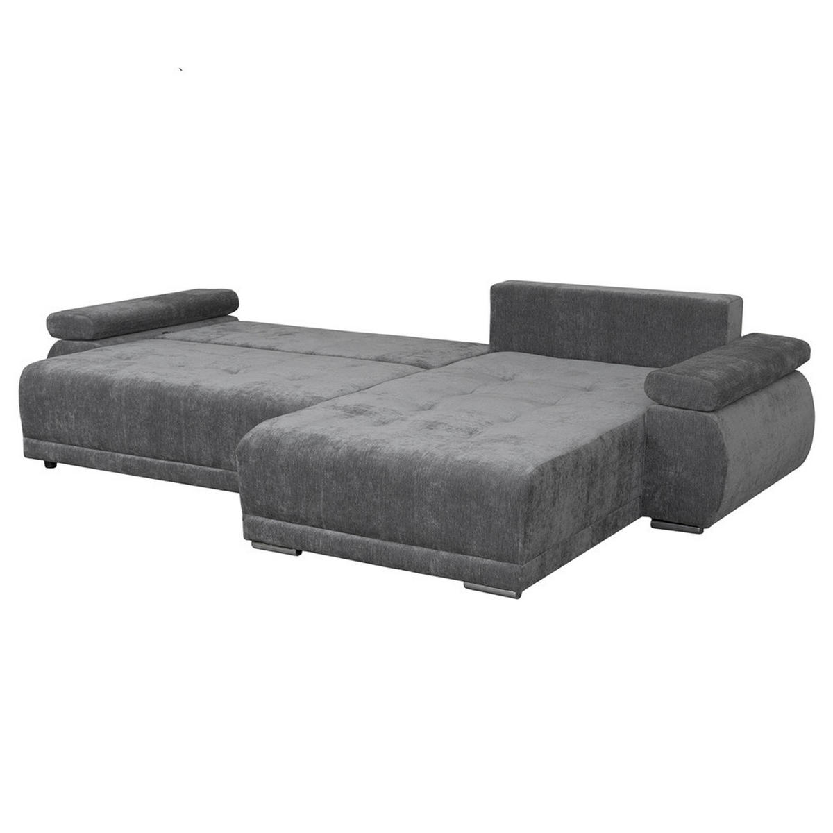 Colțar, textil, gri - gri, Design, textil (315/85/204cm) - Carryhome