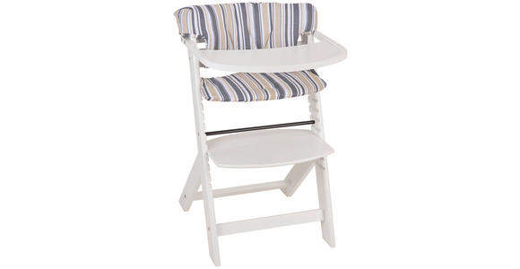 HOCHSTUHLEINLAGE LUNCH  - Beige/Weiß, Basics, Textil (25/50cm) - My Baby Lou