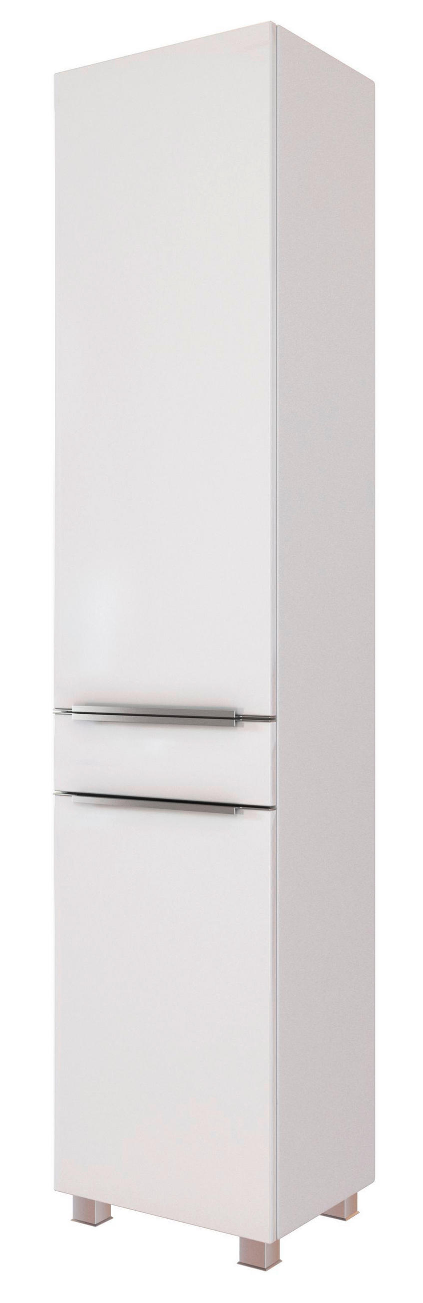 HOCHSCHRANK 40/180/35 cm  - Edelstahlfarben/Silberfarben, KONVENTIONELL, Holzwerkstoff/Kunststoff (40/180/35cm) - Xora