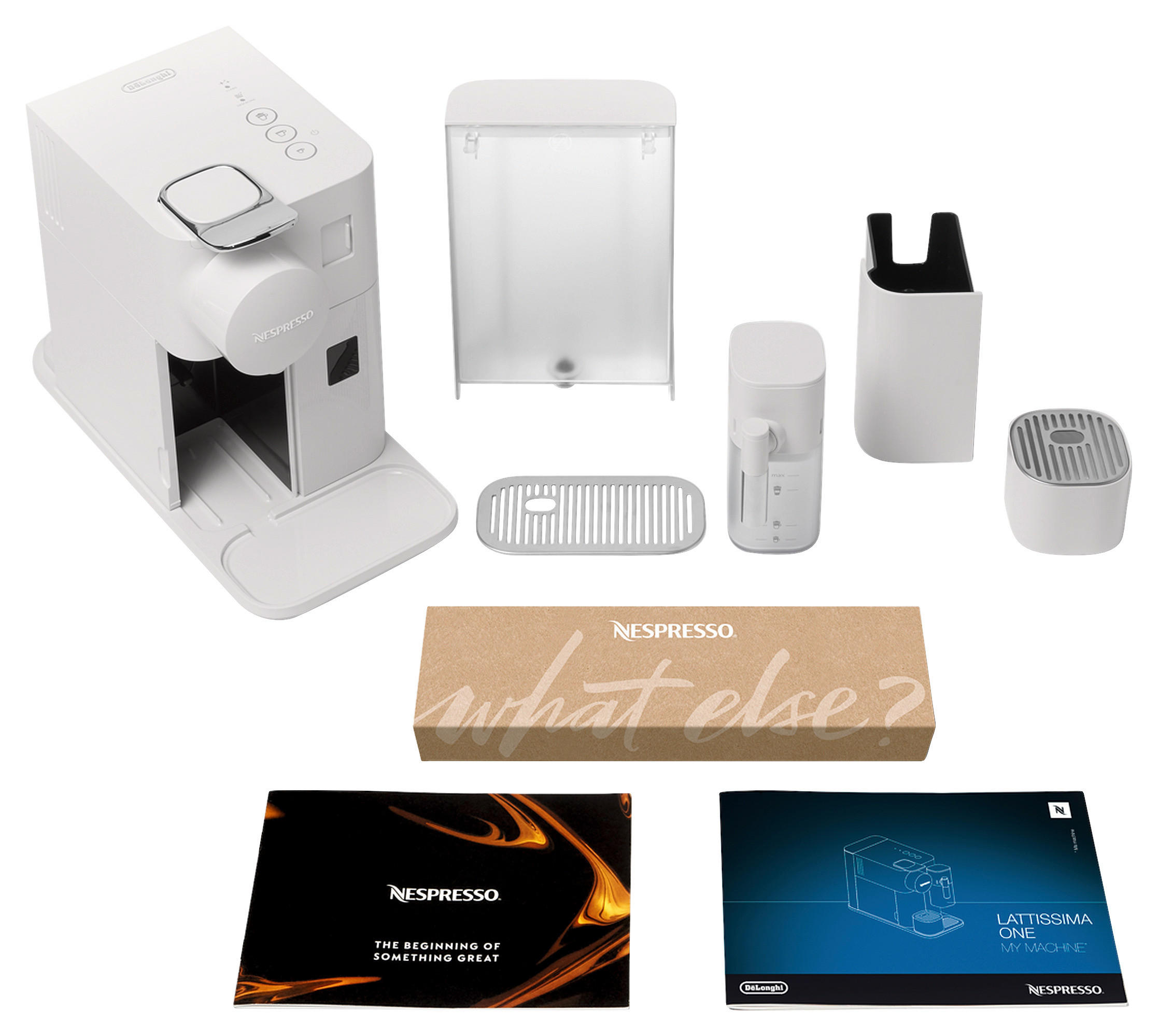 KAPSELMASCHINE Lattissima One von DeLonghi  - Weiß, Basics, Kunststoff (32,4/14,4/25,6cm) - Nespresso