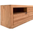 TV-ELEMENT Holz Wildeiche  - Wildeiche/Alufarben, Natur, Holz (200/54/42cm) - Carryhome