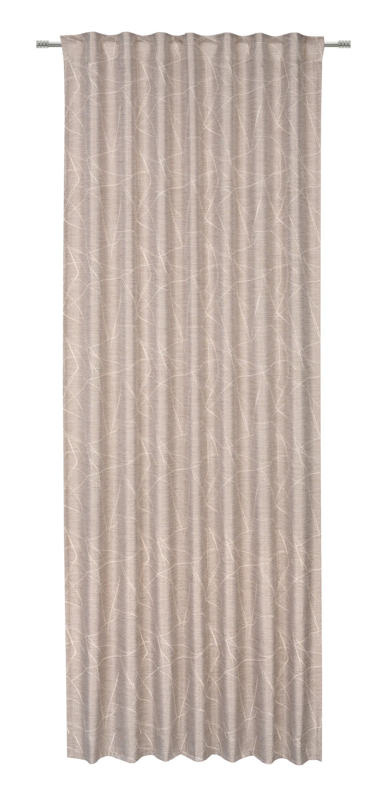 GOTOVA ZAVJESA svijetlo smeđa  140/280 cm  - svijetlo smeđa, Konvencionalno, tekstil (140/280cm) - Esposa