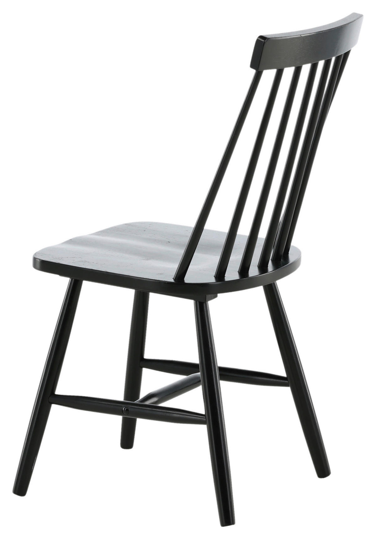 STUHL-SET 2 Stück  in Holz  - Schwarz, Design, Holz (43/87/55cm) - Livetastic