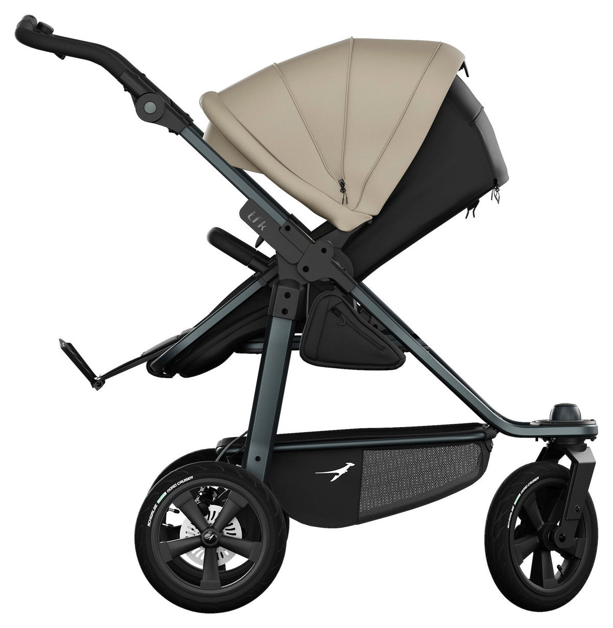 KOMBIKINDERWAGEN  - Anthrazit, Basics, Metall (57/111/120cm) - TFK