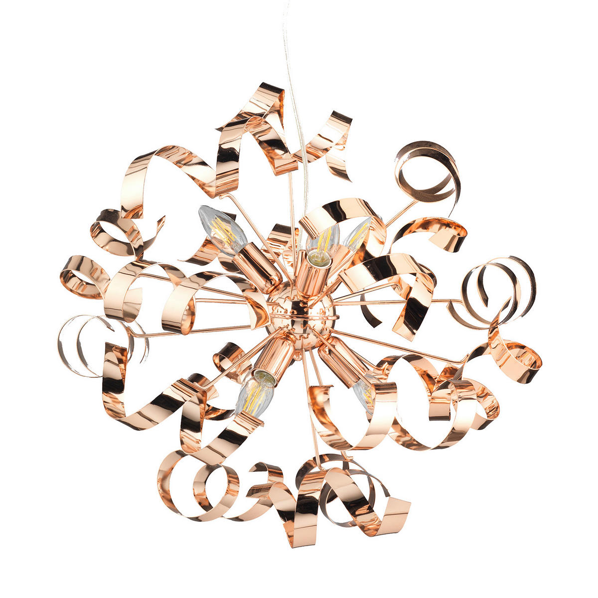 HÄNGELEUCHTE 50/150 cm   - Kupferfarben, Design, Metall (50/150cm)