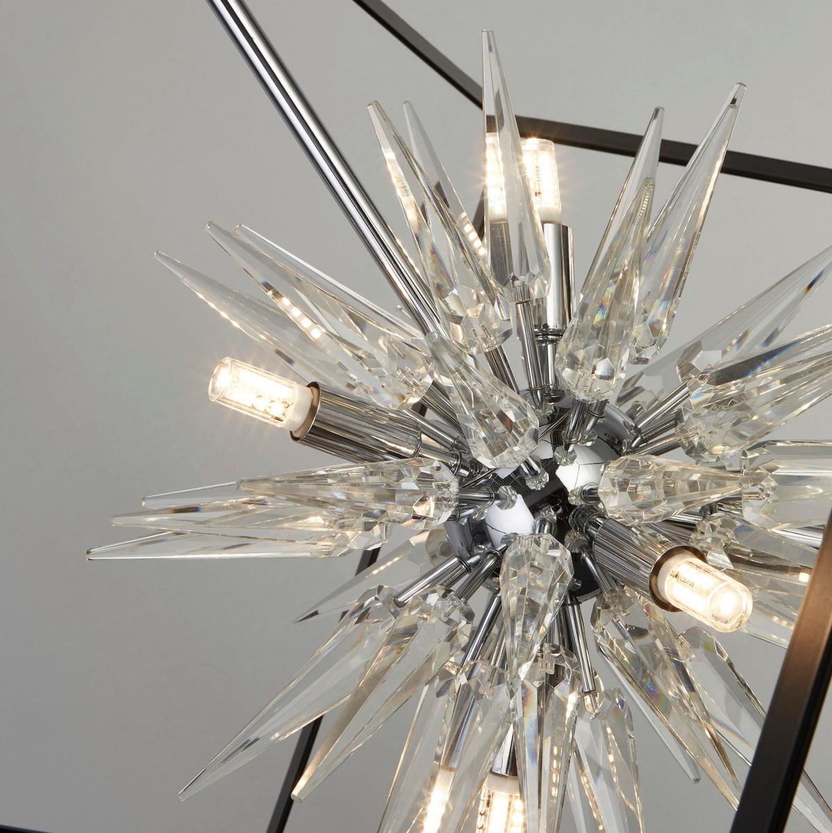 HÄNGELEUCHTE 65/15.3/65 cm  - Klar/Schwarz, Basics, Glas/Metall (65/15.3/65cm)
