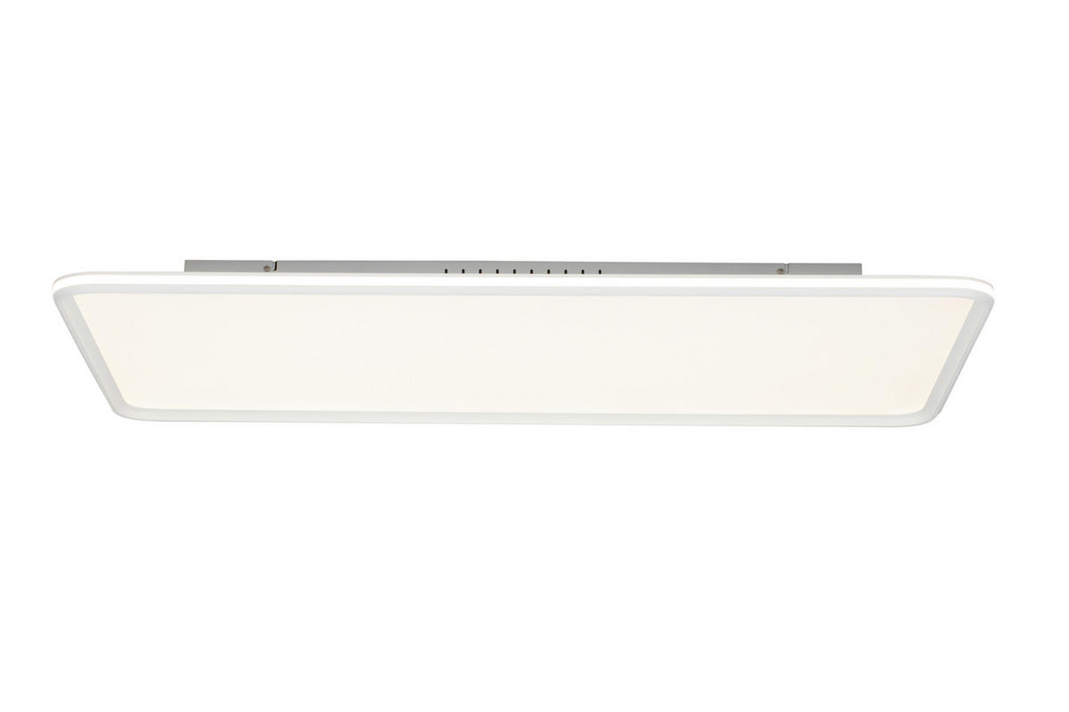 LED-DECKENLEUCHTE Bosona 110/60/7 cm  - Weiß, Basics, Kunststoff/Metall (110/60/7cm) - Novel