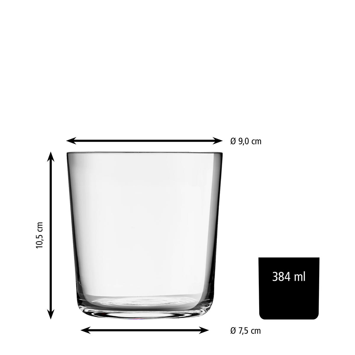 GLÄSERSET CIDRA  12-teilig  - Klar, Basics, Glas (9/9,5cm)