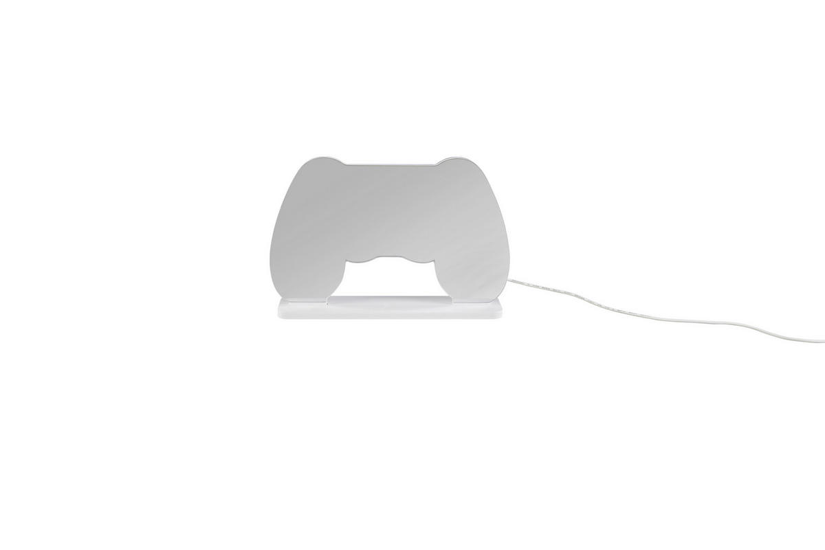 LED-DEKOLEUCHTE 24/23/23 cm  - Weiß, Design, Kunststoff/Metall (24/23/23cm) - Novel