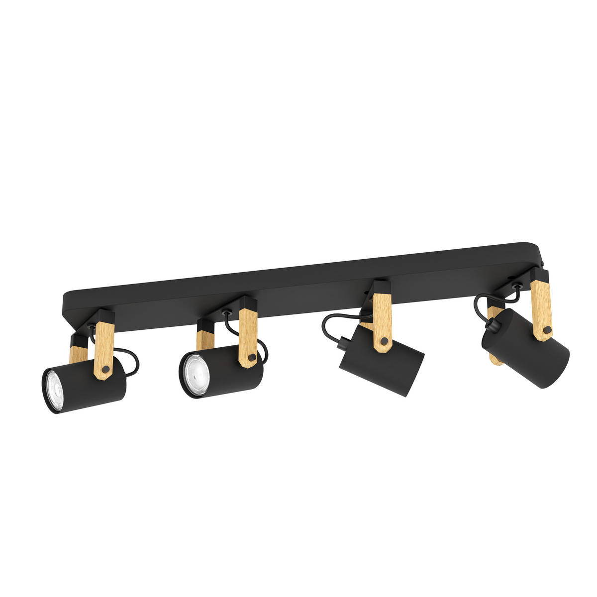 STRAHLER 68/8/12,5 cm   - Hellbraun/Schwarz, Basics, Holz/Metall (68/8/12,5cm) - Marama