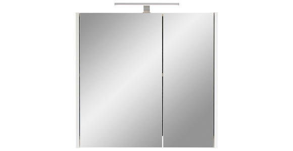 SPIEGELSCHRANK 67,2/64/18,3 cm - Weiß, KONVENTIONELL, Glas/Holzwerkstoff (67,2/64/18,3cm) - Xora
