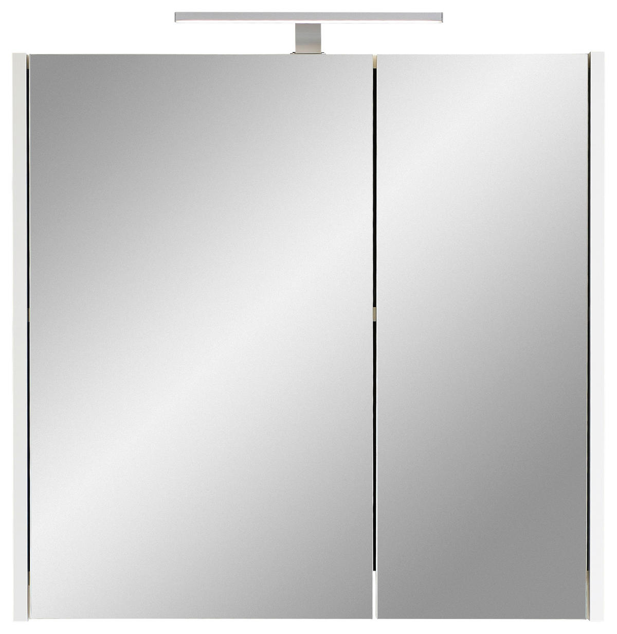 SPIEGELSCHRANK 67,2/64/18,3 cm  - Weiß, KONVENTIONELL, Glas/Holzwerkstoff (67,2/64/18,3cm) - Xora