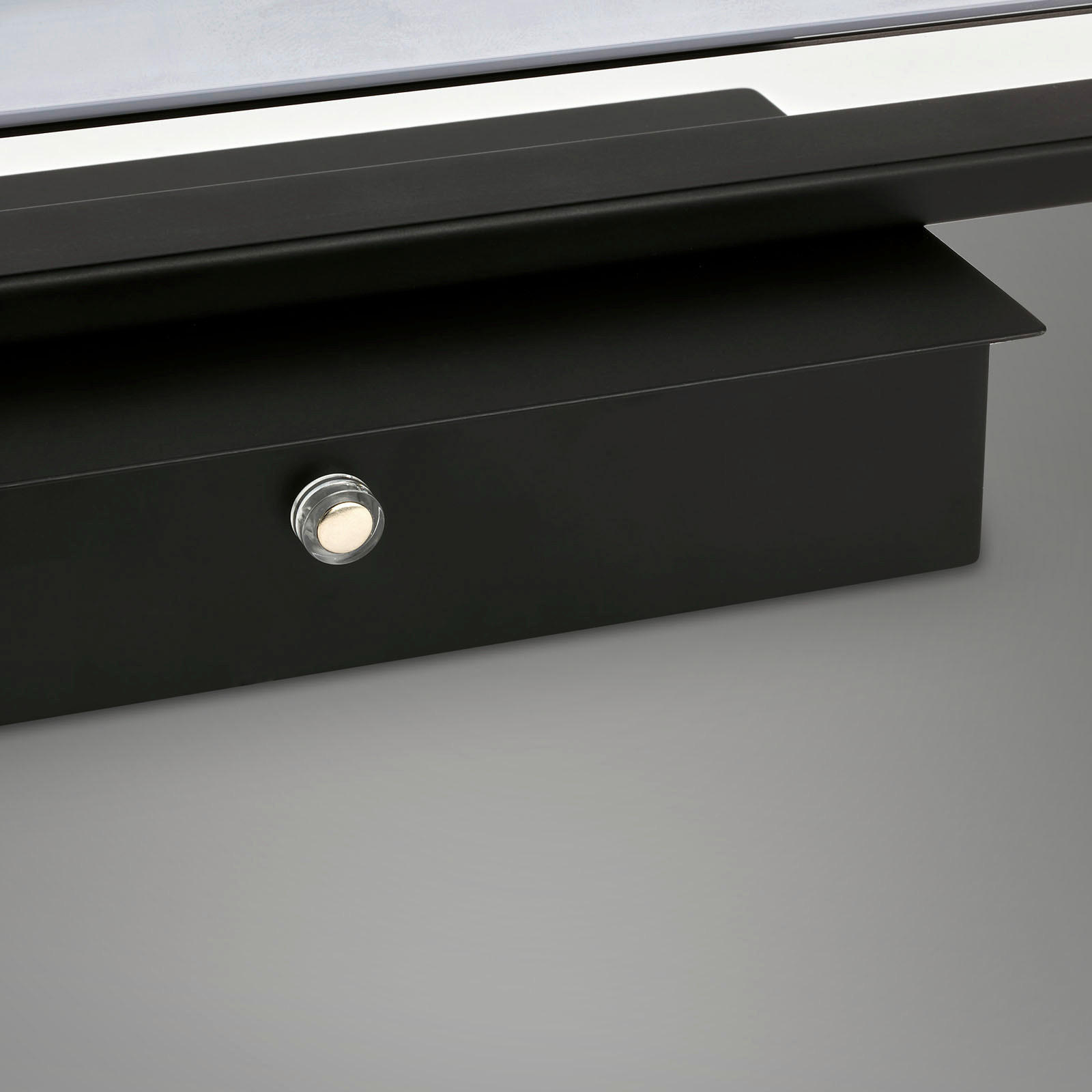 LED SVJETILJKA ZIDNA  - crna, Basics, metal (52,5/8/11cm)
