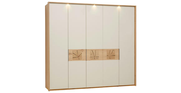 DREHTÜRENSCHRANK  in Eichefarben, Sandfarben  - Sandfarben/Eichefarben, KONVENTIONELL, Holz/Holzwerkstoff (249,6/229,4/59,5cm) - Dieter Knoll