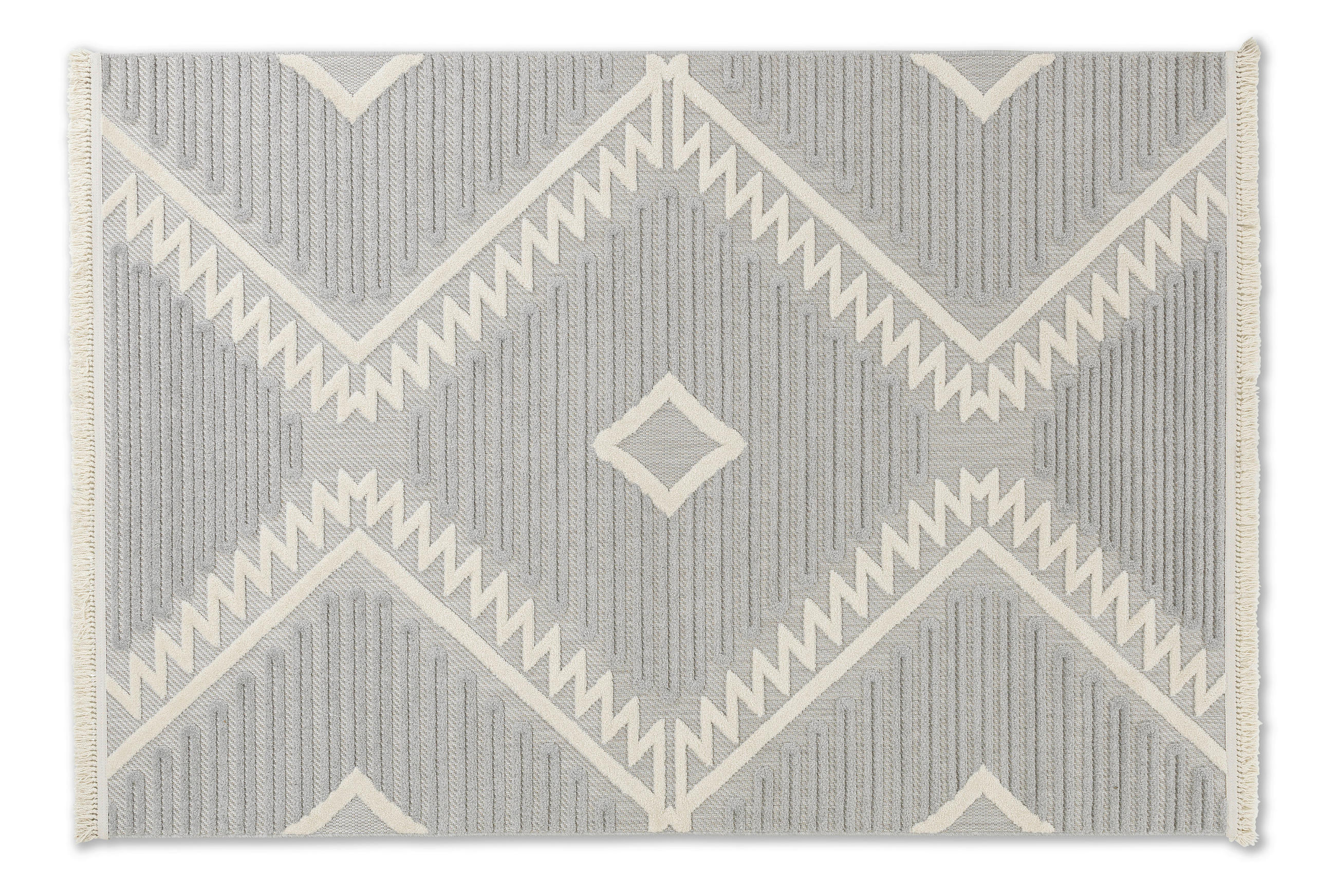 WEBTEPPICH 80/150 cm Summer  - Grau, Basics, Kunststoff/Textil (80/150cm) - Schöner Wohnen