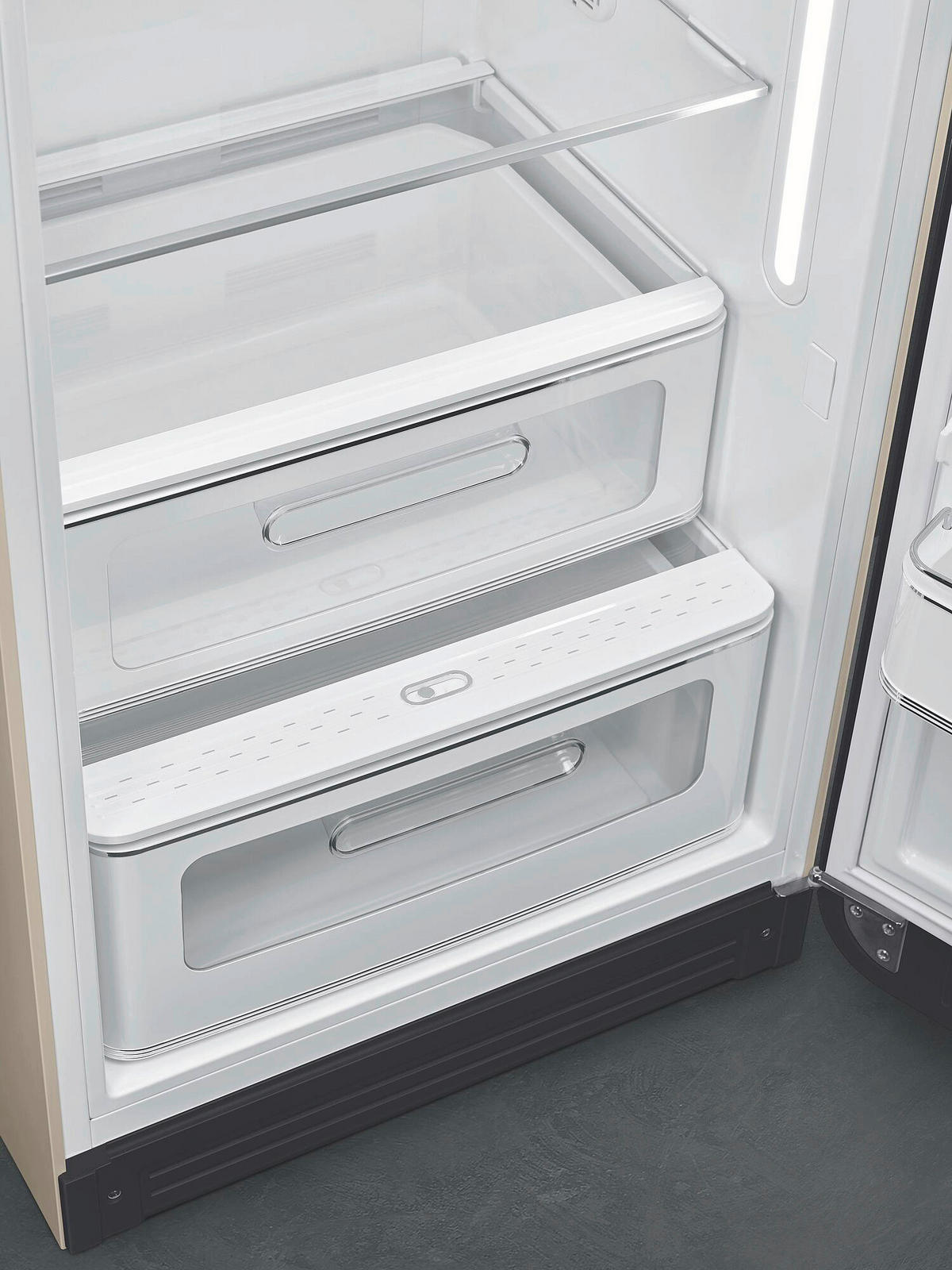 KÜHLSCHRANK 60,1/153/78,8 cm FAB28RACM6  - Rostfarben, Basics, Glas/Metall (60,1/153/78,8cm) - SMEG