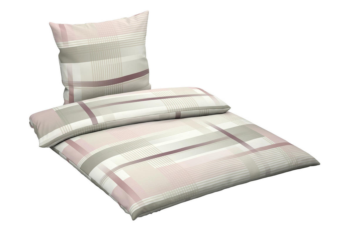 BETTWÄSCHE Flanell 135/200 cm  - Rosa, Textil (135/200cm) - Novel