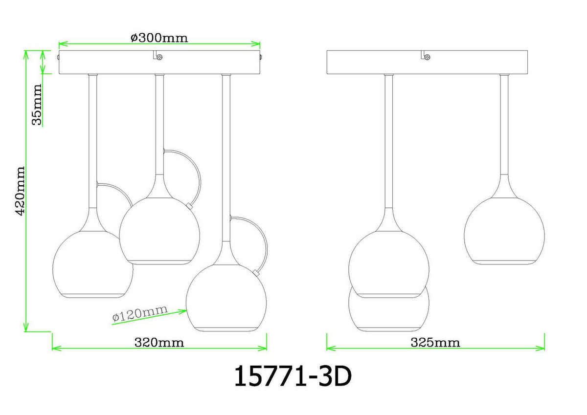 STROPNÍ LED SVÍTIDLO, 32,5/42 cm  - bílá/černá, Design, kov/plast (32,5/42cm) - Globo