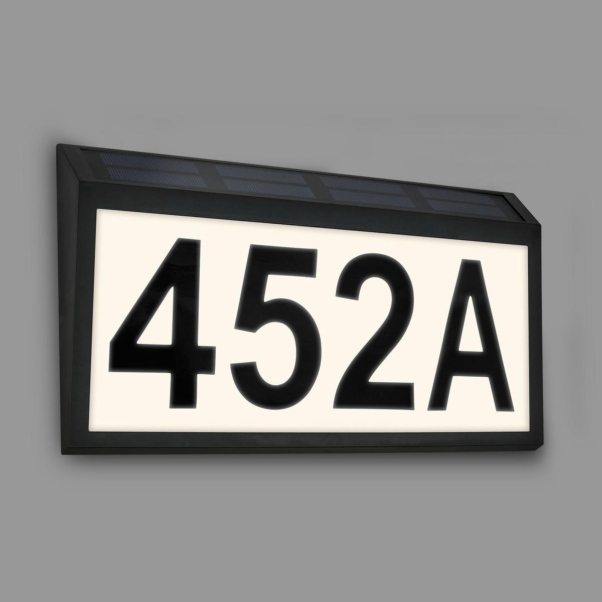 SZOLÁRLÁMPA  - fekete, Basics, műanyag (28/18/3,5cm)