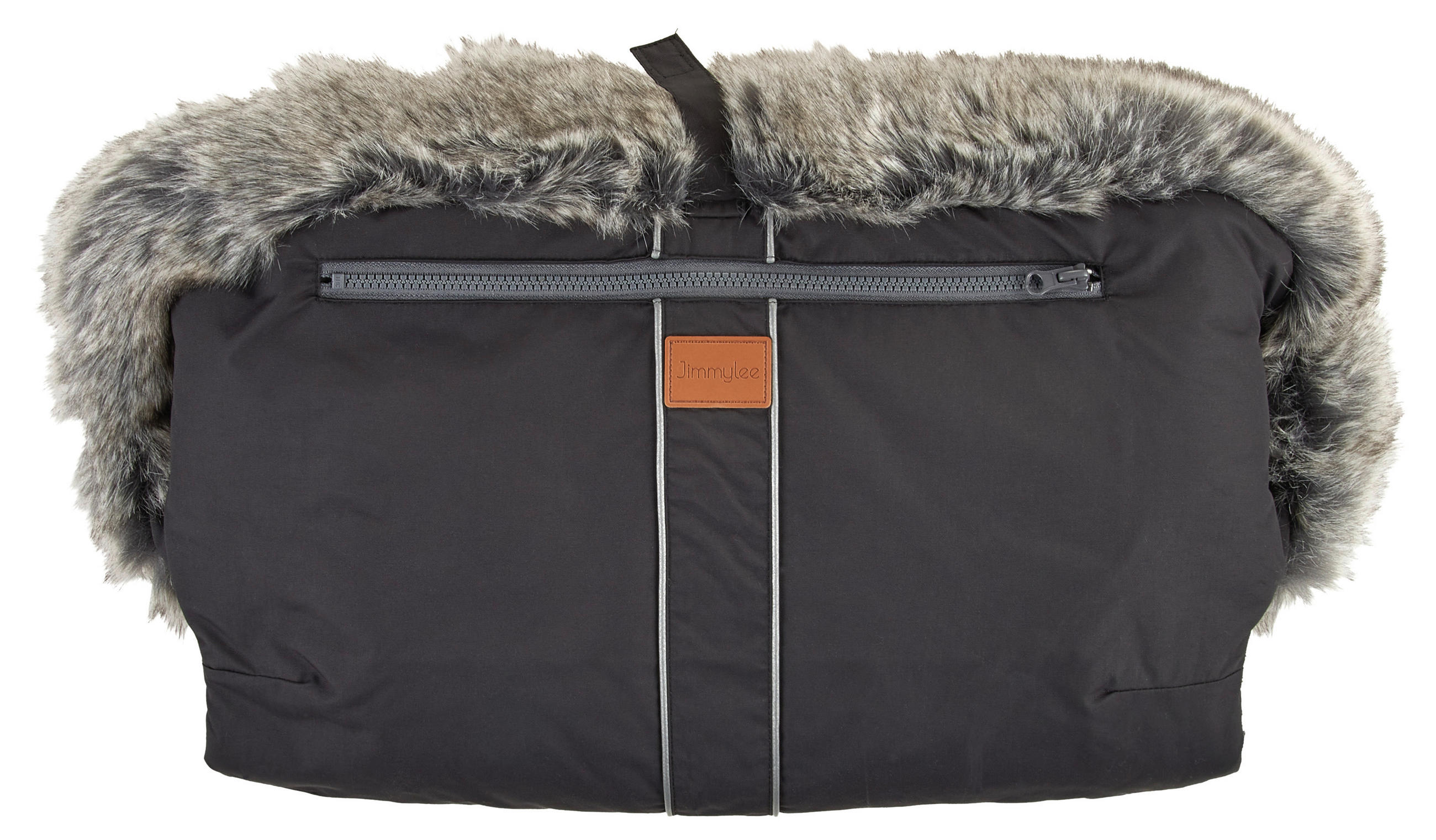 MUFF Eisbär  - Schwarz, Basics, Textil (65/35/6cm) - Jimmylee
