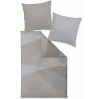 LIZENZBETTWÄSCHE Satin 135/200 cm  - Greige, Basics, Textil (135/200cm) - Bugatti