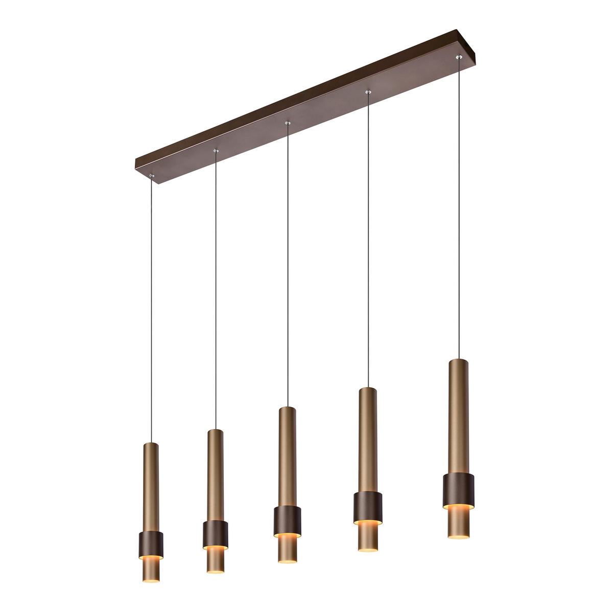 LED-HÄNGELEUCHTE 103/8/169 cm  - Cappuccino, Design, Metall (103/8/169cm) - Lucide