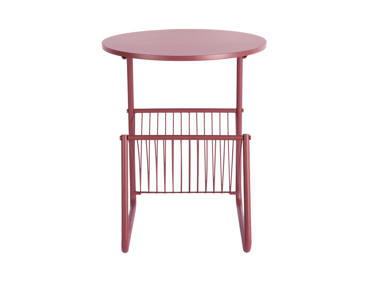 BEISTELLTISCH 40/40/49 cm Riqueza Kupferfarben rund  - Kupferfarben, Basics, Metall (40/40/49cm) - Leitmotiv