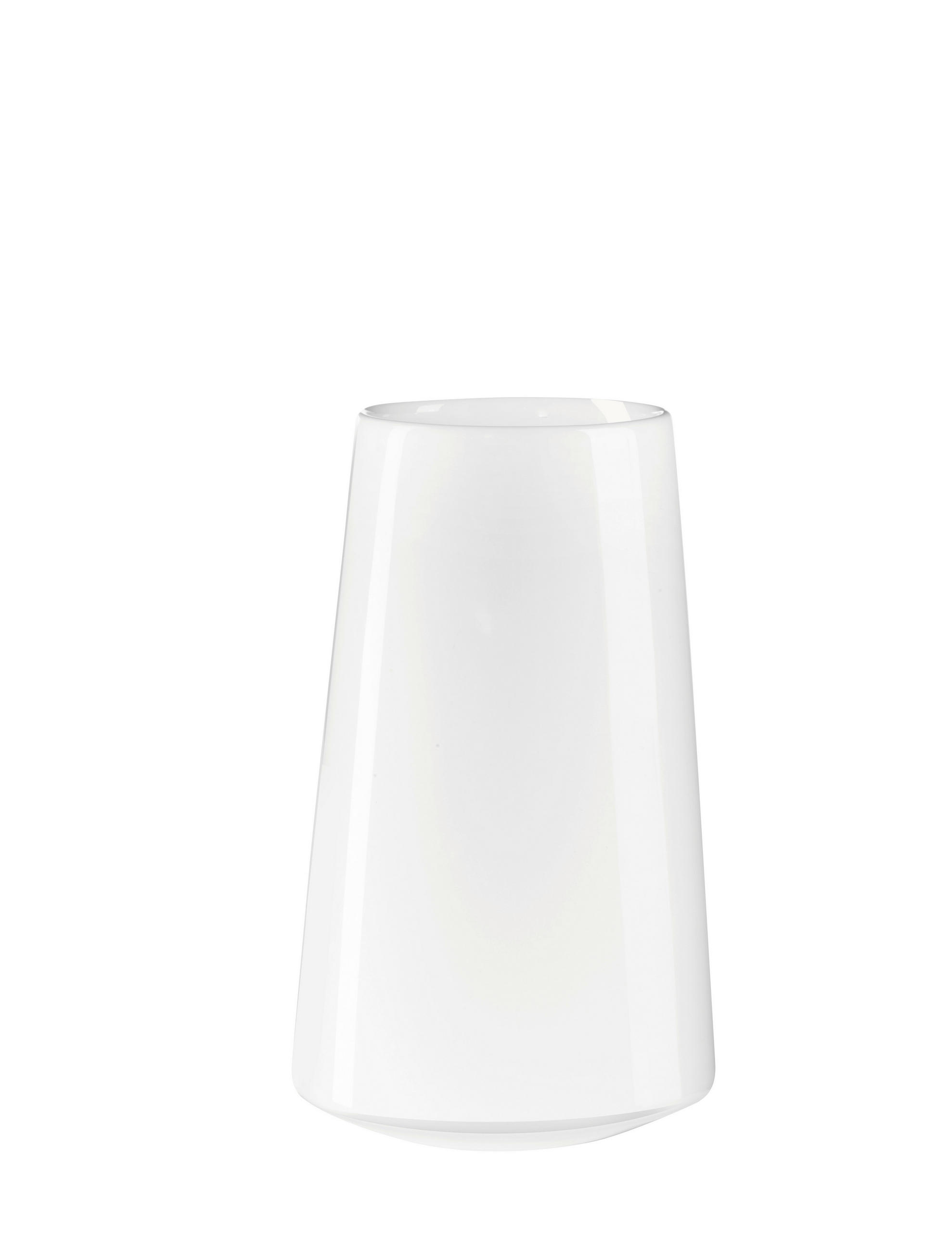 VASE  - Weiß Hochglanz, KONVENTIONELL, Keramik (20.5/45/20.5cm) - ASA