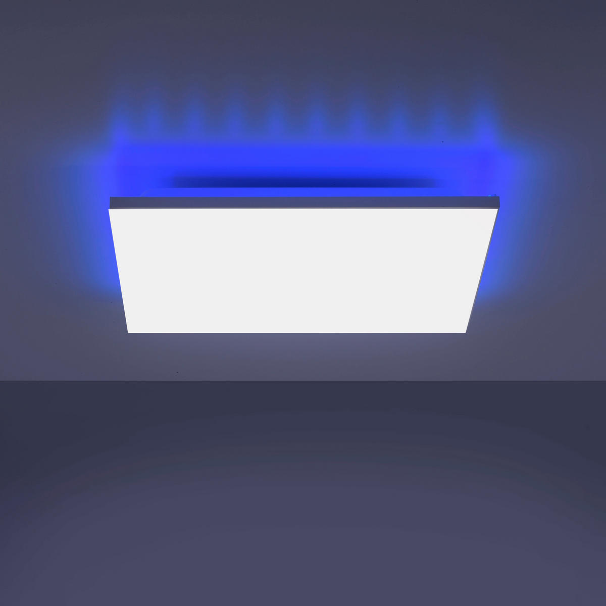 LED-DECKENLEUCHTE Gustav 45/45/7 cm   - Weiß, Design, Kunststoff/Metall (45/45/7cm)