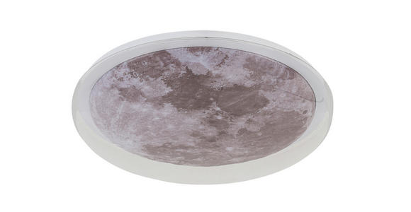 LED-DECKENLEUCHTE 40/8 cm   - Transparent/Silberfarben, Trend, Kunststoff/Metall (40/8cm) - Novel