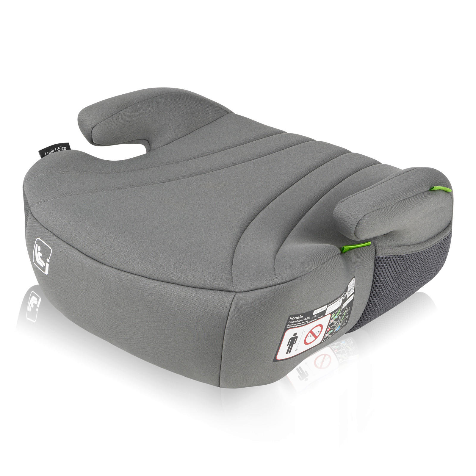 KINDERAUTOSITZ Luuk i-Size  - Grau, Basics, Kunststoff (40.5/36/18cm) - Lionelo