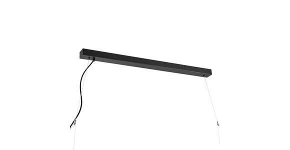 LED-HÄNGELEUCHTE Bury 118/22/150 cm  - Schwarz, Design, Metall (118/22/150cm) - Novel