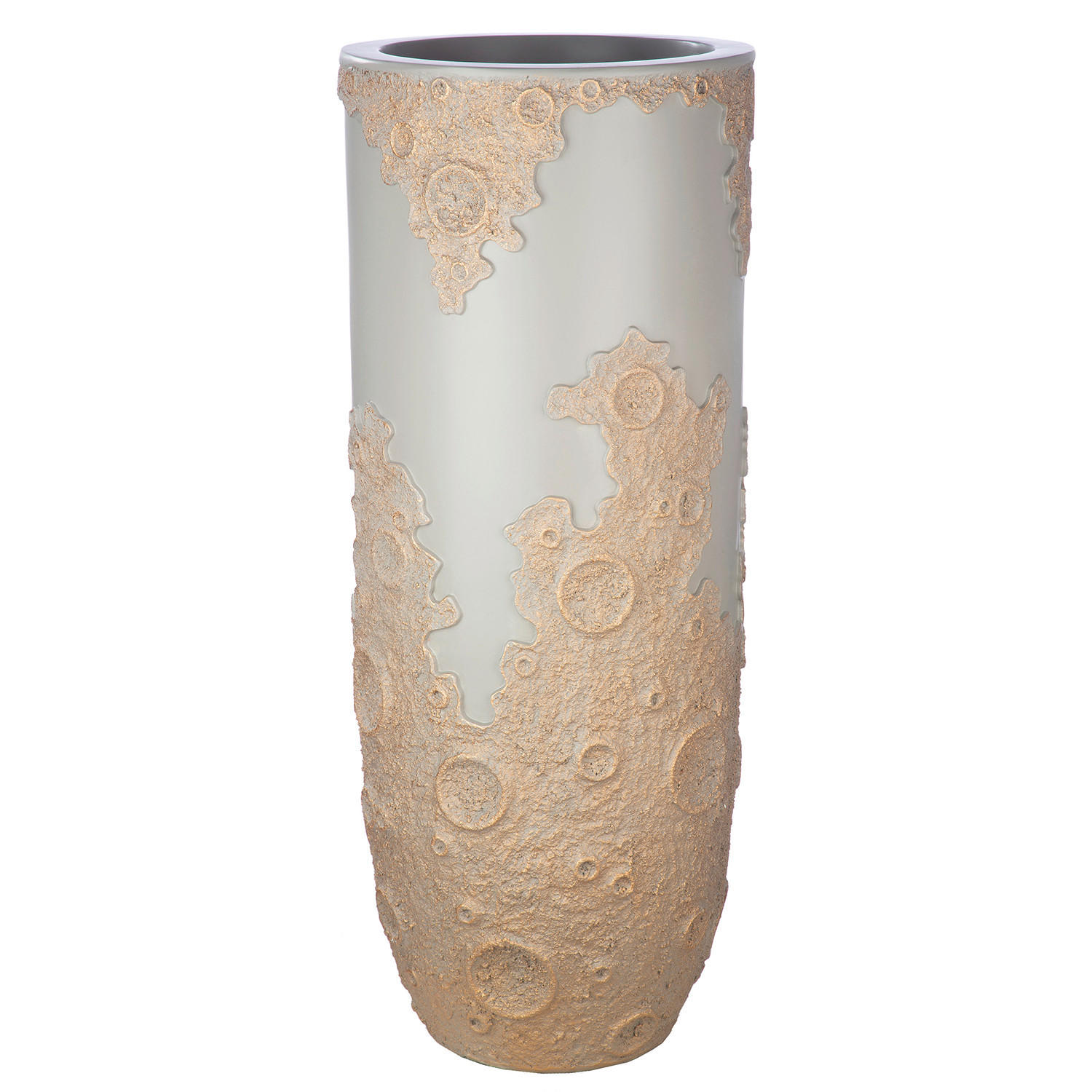 ÜBERTOPF 36/90 cm Grau, Beige  - Beige/Grau, Basics, Kunststoff (36/90cm)