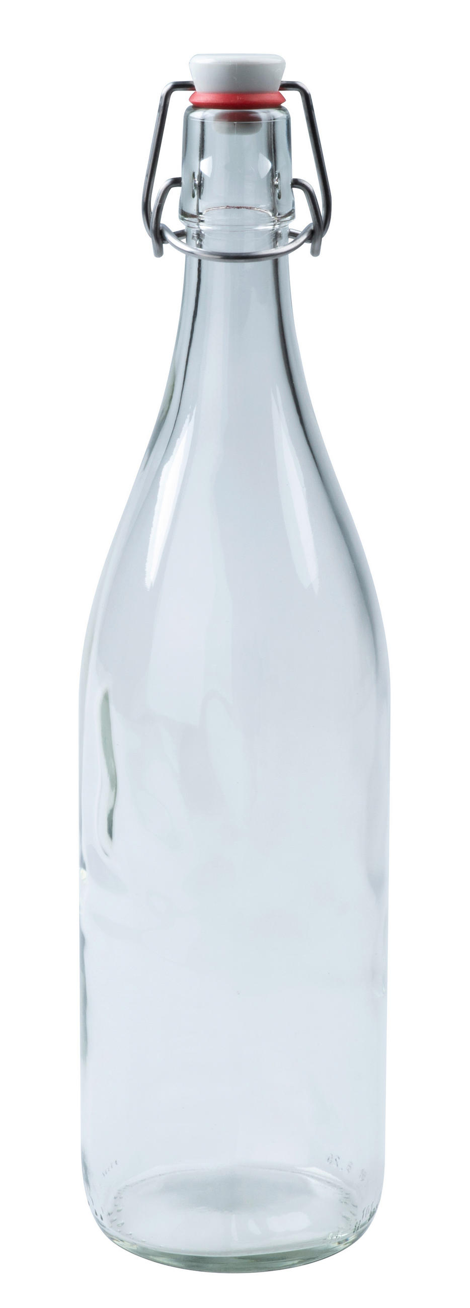UNIVERZÁLIS PALACK  - áttetsző, Basics, üveg/fém (1000ml) - Dr.Oetker