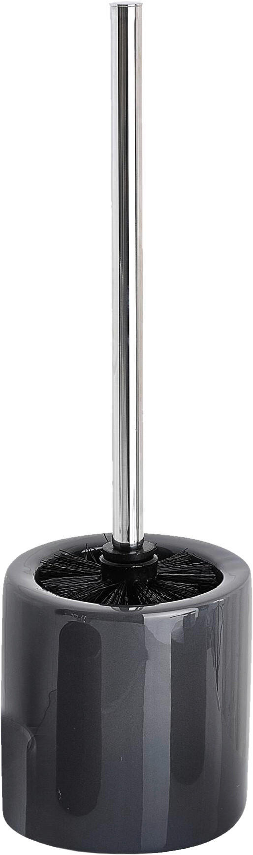 WC-BÜRSTENGARNITUR in Metall  Kunststoff   - Chromfarben/Grau, Basics, Keramik/Kunststoff (12/38cm) - Sadena