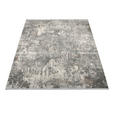 TEPPICH 67/130 cm Elandor Grau, Hellgrau, Beige  - Beige/Hellgrau, Design, Textil (67/130cm) - Novel