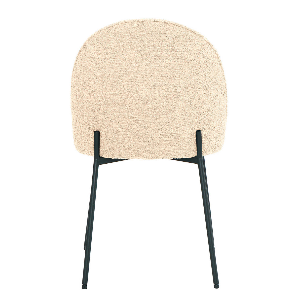 STUHL - Schwarz/Weiß, LIFESTYLE, Textil/Metall (50/84/53cm) - home24