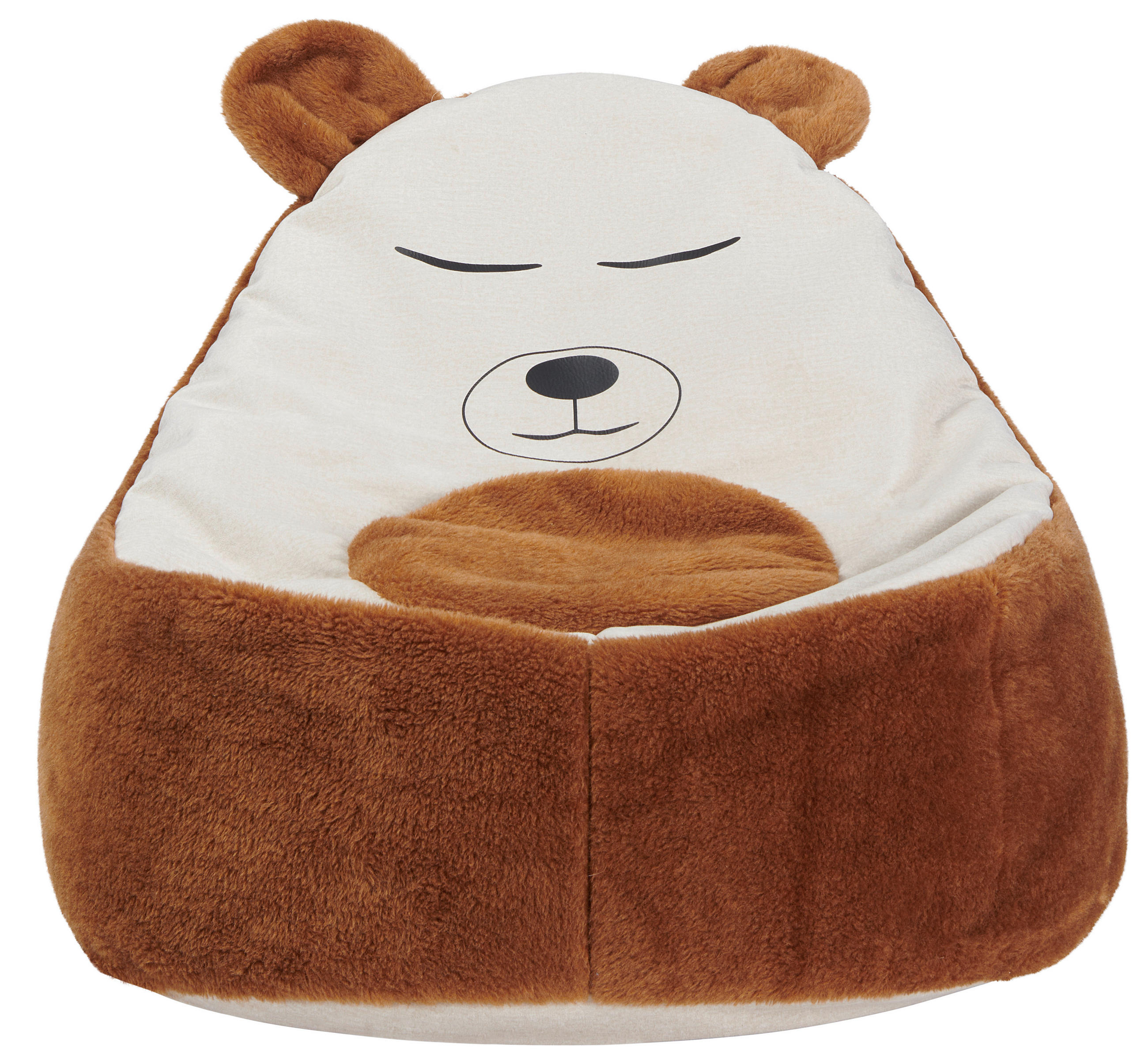 VREČA ZA SEDENJE             rjava, bež  - bež/rjava, Design, tekstil (65l) - Carryhome