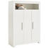 BABYKLEIDERSCHRANK Paulina - Silberfarben/Weiß, KONVENTIONELL, Holzwerkstoff/Kunststoff (130/188/54cm) - My Baby Lou BABYKLEIDERSCHRANK Paulina - Silberfarben/Weiß, KONVENTIONELL, Holzwerkstoff/Kunststoff (130/188/54cm) - My Baby Lou