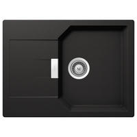 SPÜLE MAND100SAGNE  - Anthrazit, Basics, Stein (69,0/30,5/51,0cm) - Schock