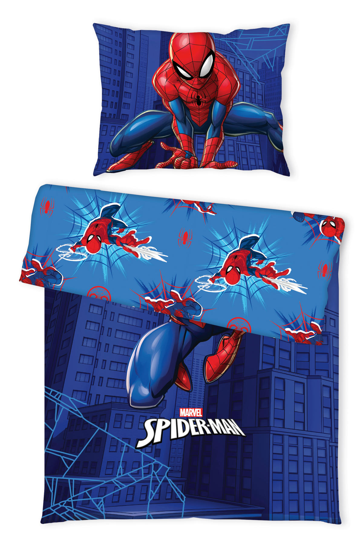 BETTWÄSCHE Marvel Spiderman Renforcé 140/200 cm  - Multicolor, Basics, Textil (140/200cm) - Herding