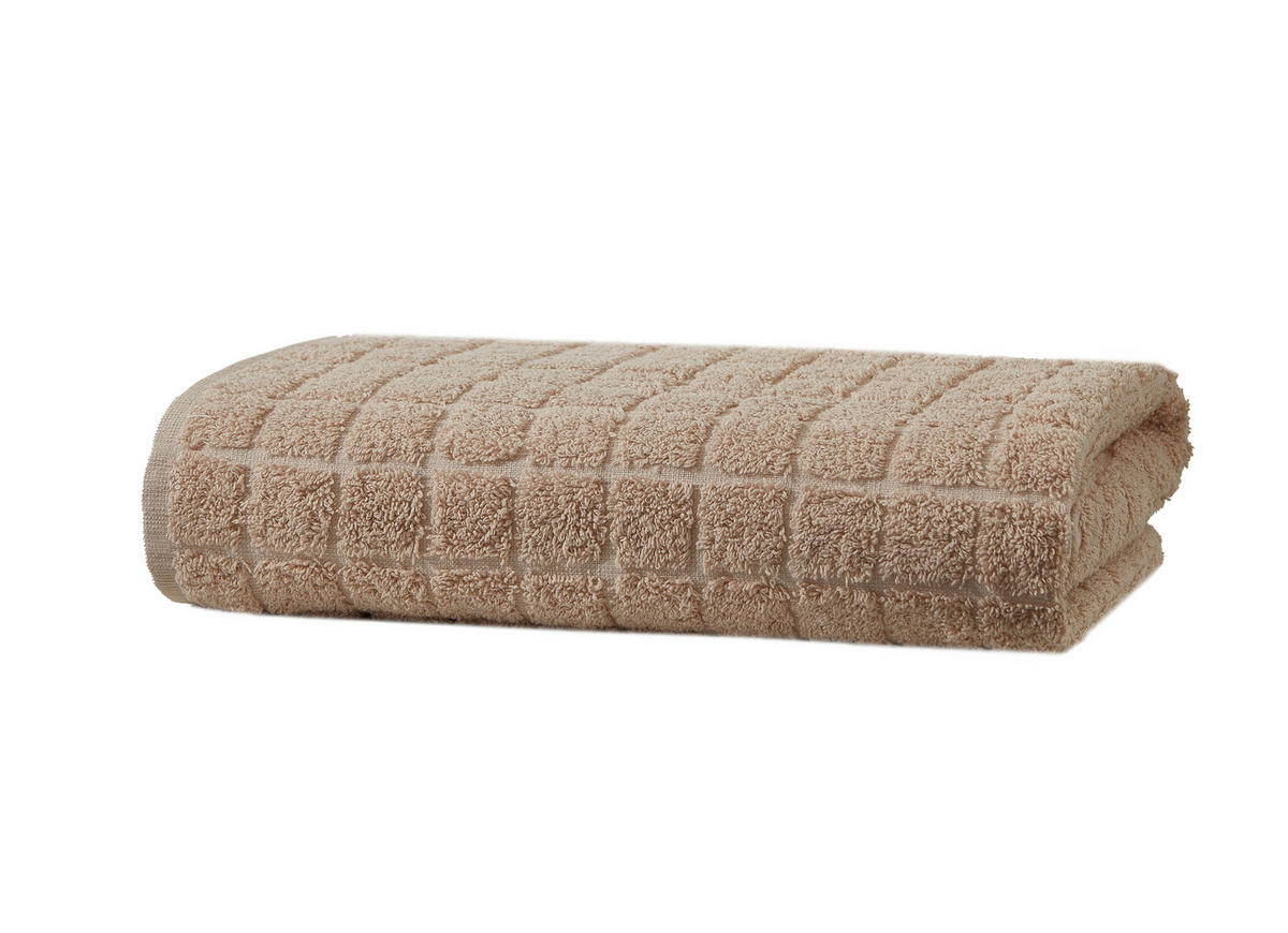BRISAČA SQUARES  bež 70/130 cm  - bež, Konvencionalno, tekstil (70/130cm) - Boxxx