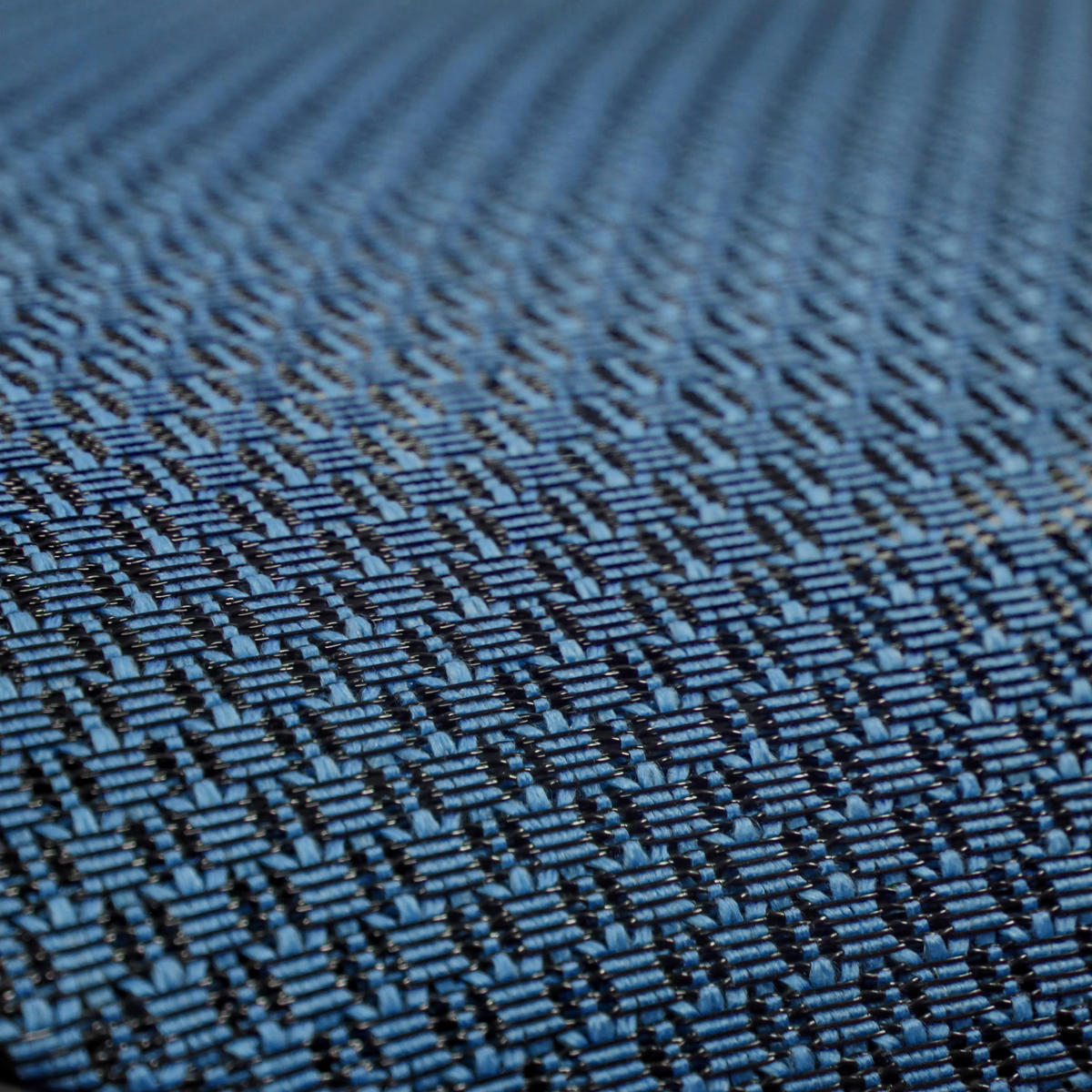 DREHSTUHL  in Netz Blau  - Blau/Silberfarben, Basics, Kunststoff/Textil (69/119-144/65cm) - MID.YOU