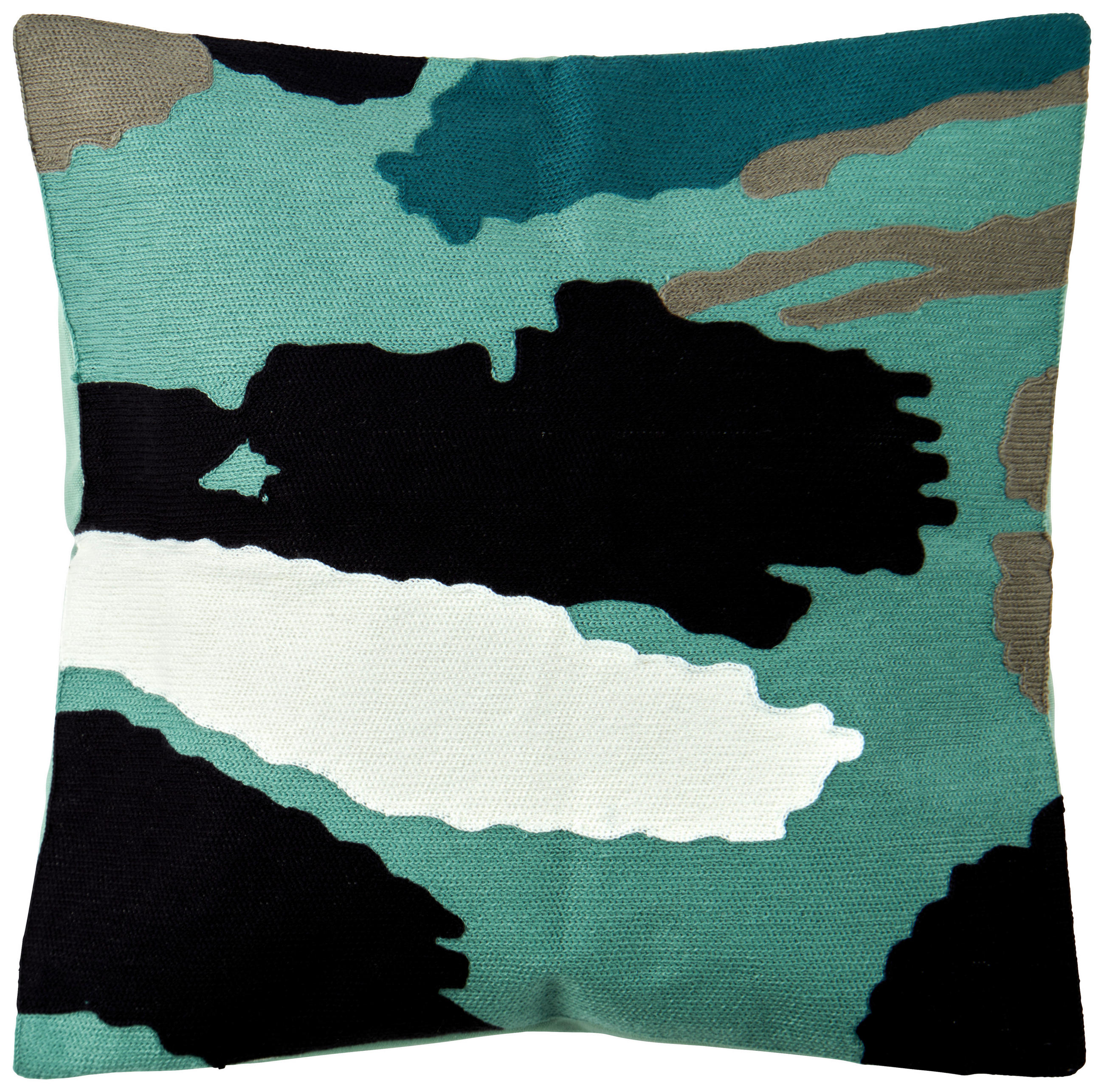 POTAH NA POLŠTÁŘ  45/45 cm - petrolej, Basics, textil (45/45cm) - Novel