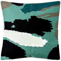 POTAH NA POLŠTÁŘ  45/45 cm - petrolej, Basics, textil (45/45cm) - Novel